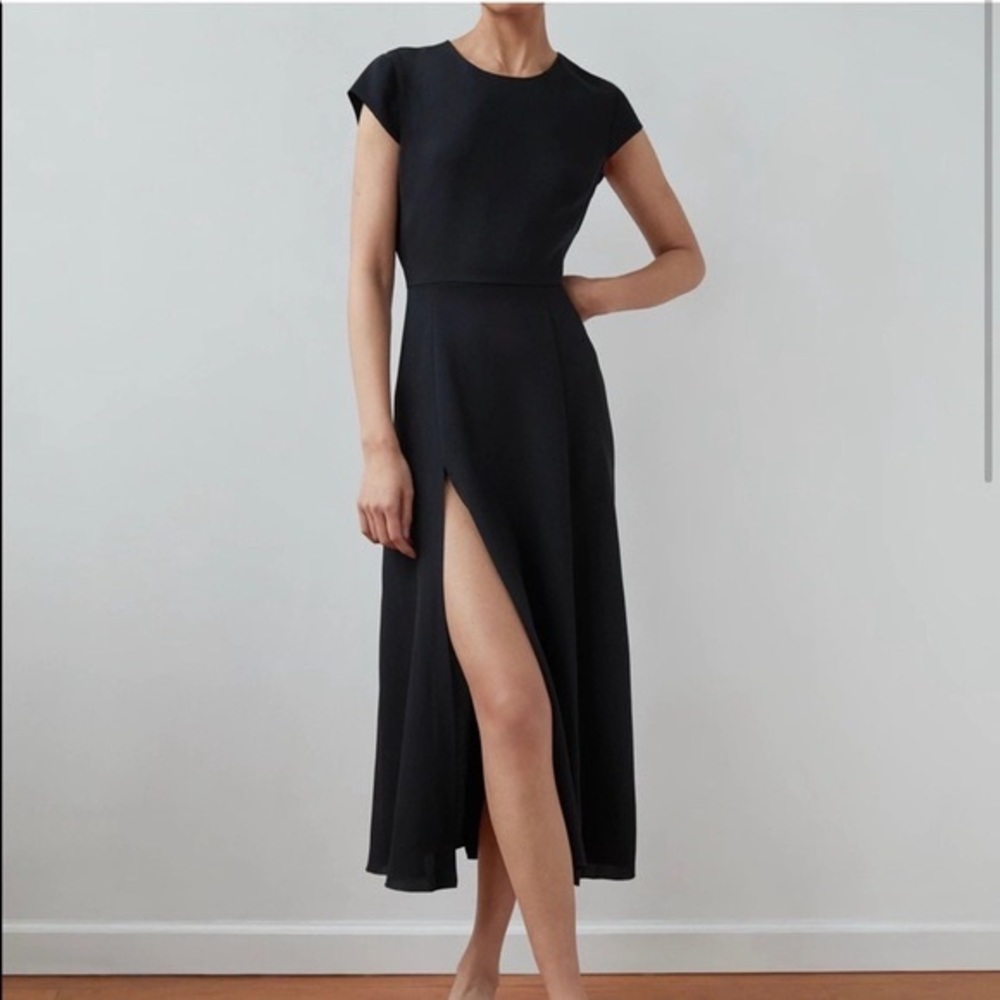 Aritzia Babaton Full Length Hamptons Dress - Black 00